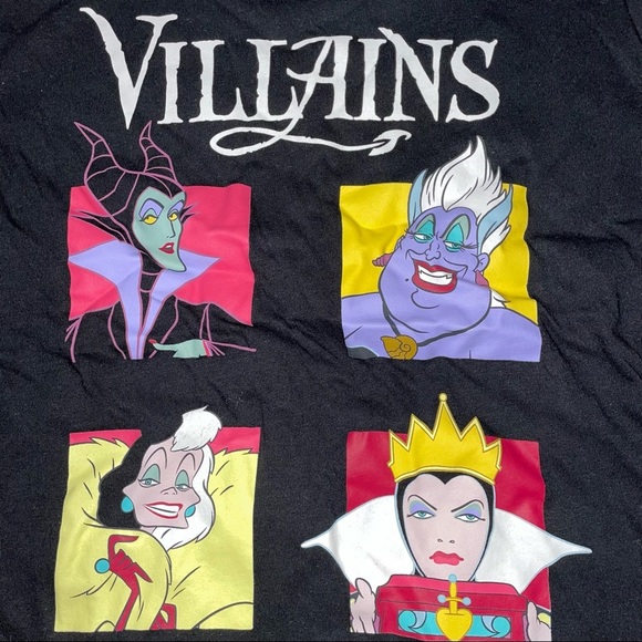 Nwot Disney villains T-shirt/ graphic tee - Picture 6 of 6